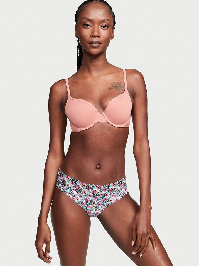 Pink Thistle Floral Lace Up Hiphugger Knickers (P90997) | €3