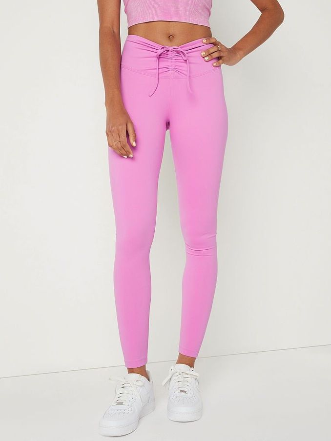 Pink Bloom Adjustable Waist Ruched Leggings (P98959) | €22