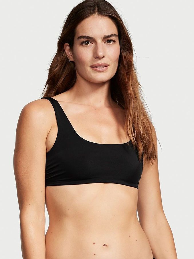 Black Non Wired Swim Bikini Top (Q03443) | €13