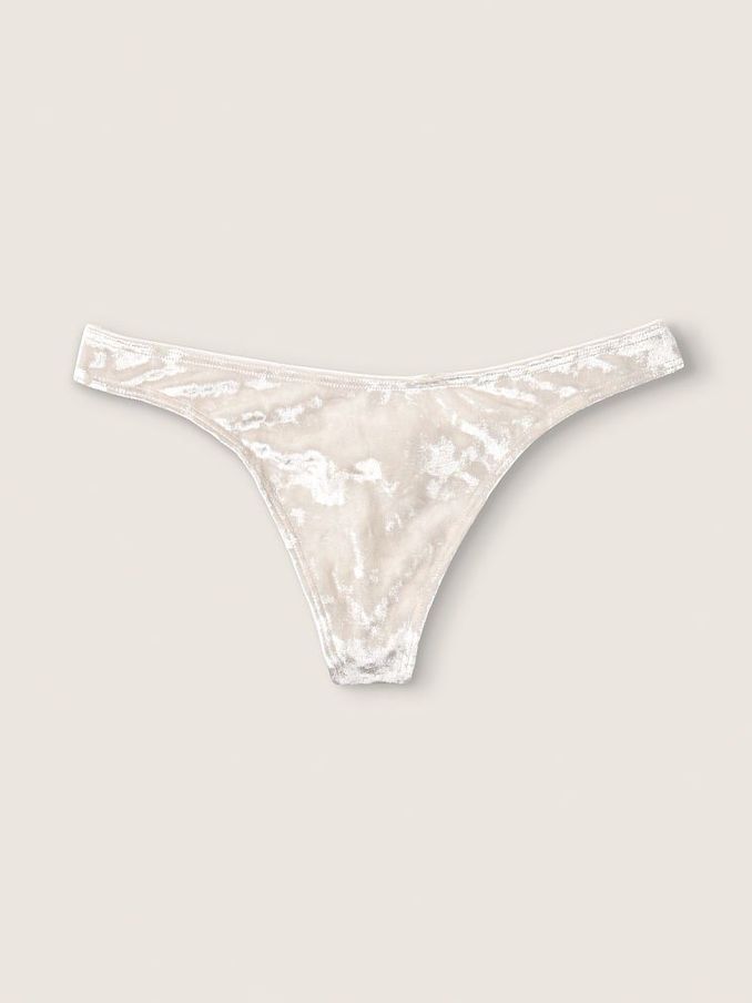 Vanilla Bean Velvet Thong (Q04524) | €4