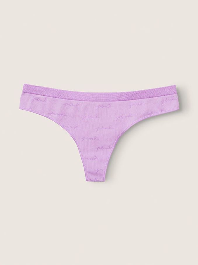 Petal Purple Seamless Thong Knickers (Q05231) | €3