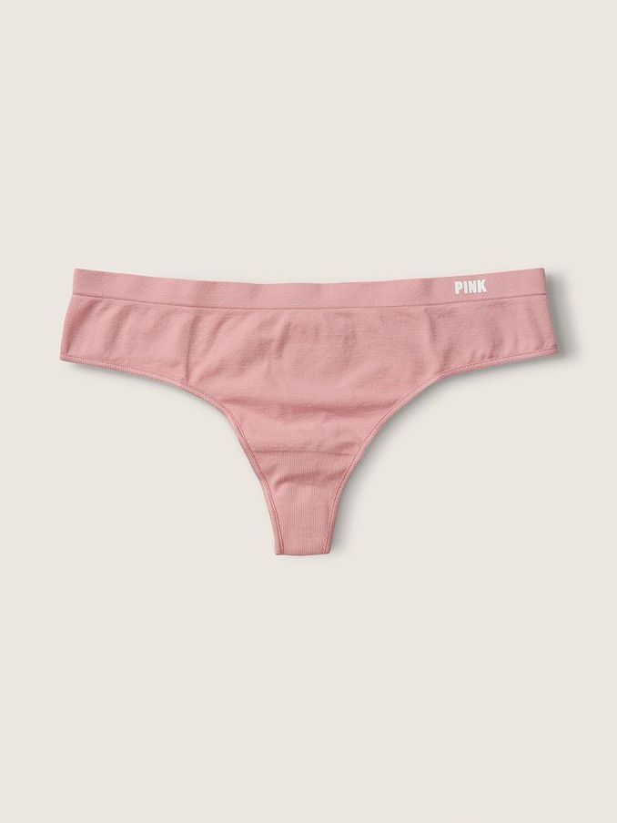 Damsel Pink Seamless Thong Knickers (Q05865) | €4