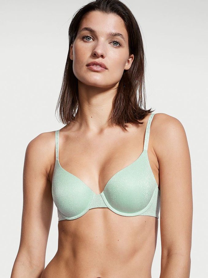Misty Jade Green Smooth Lightly Lined T-Shirt Bra (Q06078) | €11