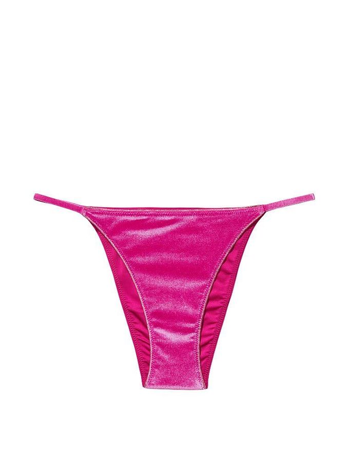 Berry Blush Velvet Brazilian Bikini Bottom (Q06638) | €11