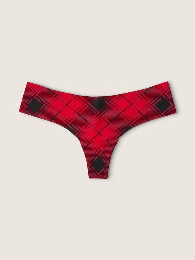 Red Pepper Plaid NoShow Thong (Q07947) | €3