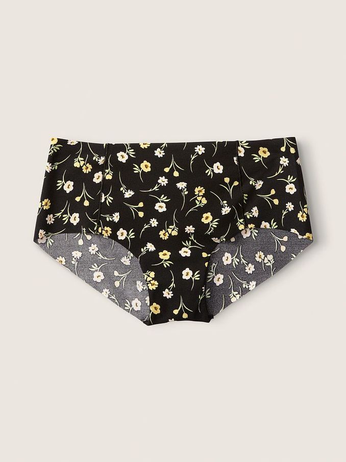Pure Black Floral No Show Cheekster (Q09419) | €4