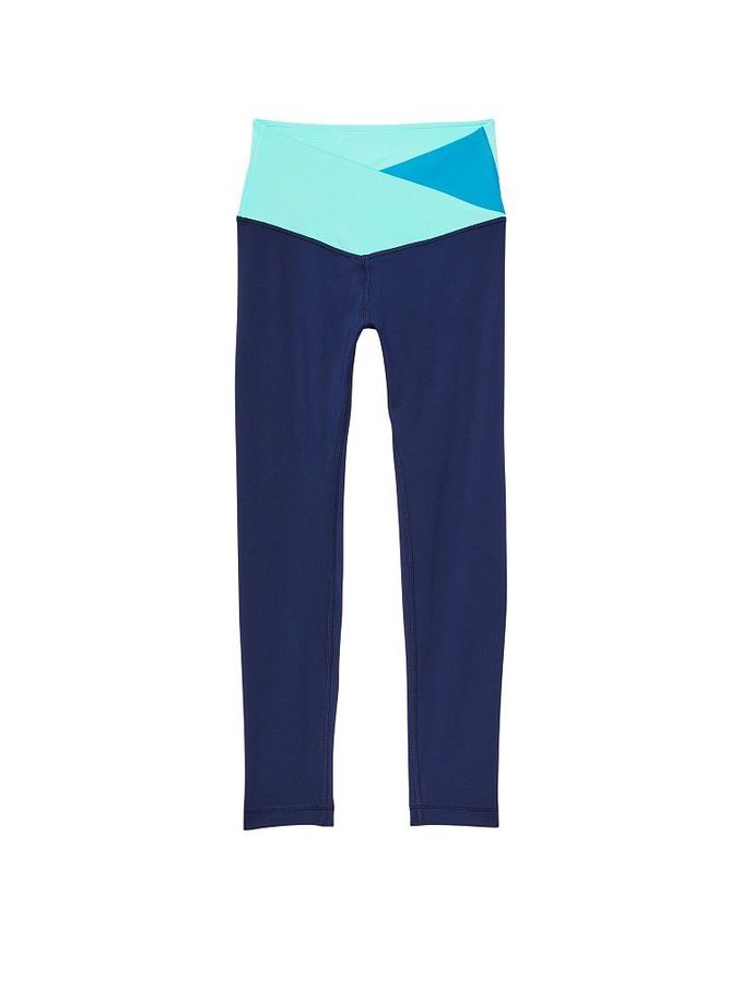 Spa Blue Color Block Love Cloud Crossover Legging (Q10168) | €17
