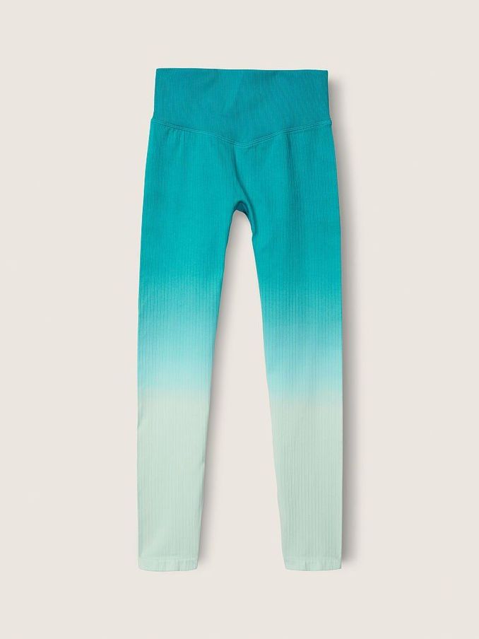 Blue Glass/ Capri Sea Ombre Seamless High Waist Workout Tight (Q10936) | €13