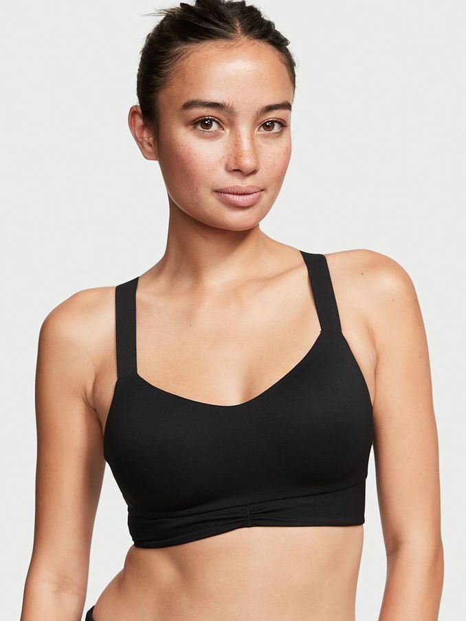 Black Smooth Non Wired Sports Bra (Q15134) | €19