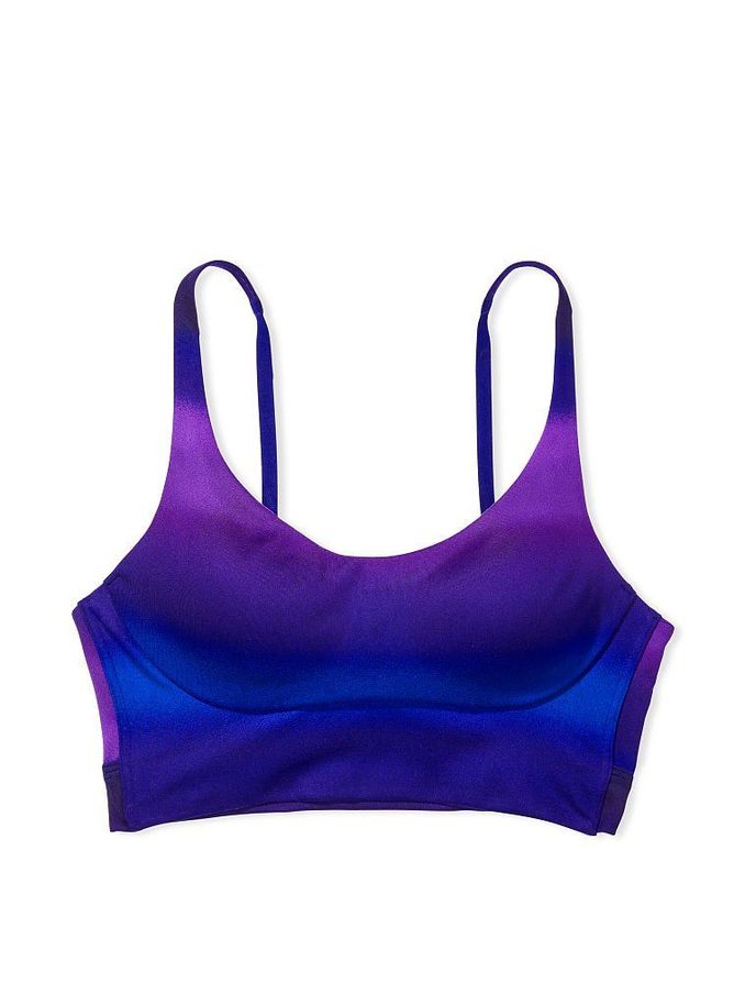 Ensign Navy Blue and Purple Ombre Smooth Strappy Back Non Wired Medium Impact Sports Bra (Q16057) | €11