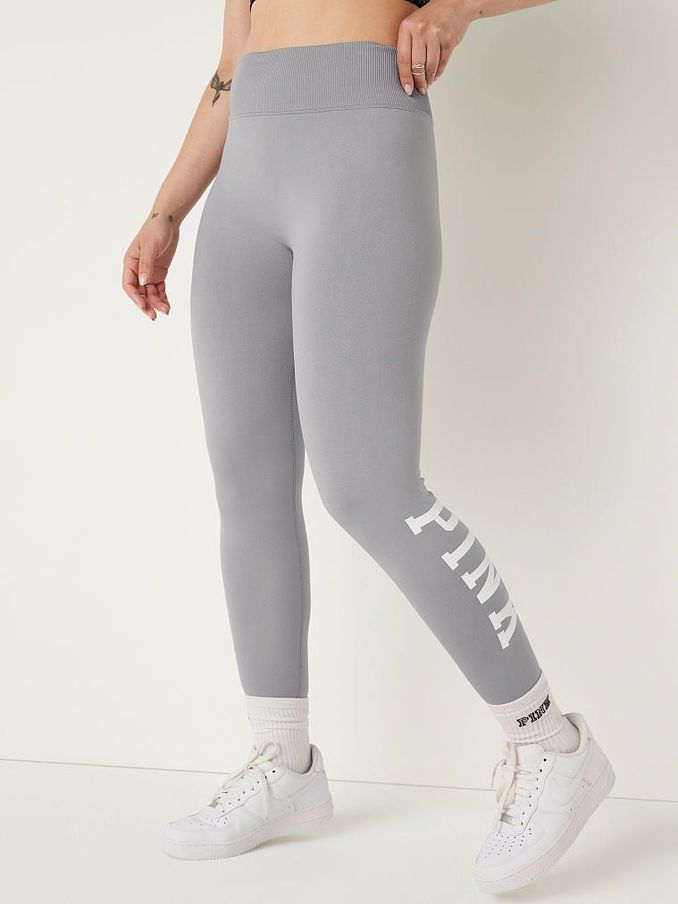 Oasis Grey Seamless High Waist Full Length Legging (Q16460) | €20