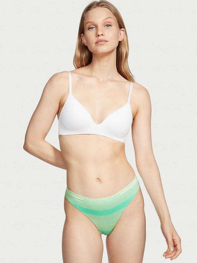 Green Seamless Thong Knickers (Q16844) | €3