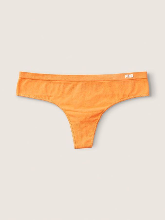 Citrus Orange Seamless Thong Knickers (Q19367) | €3