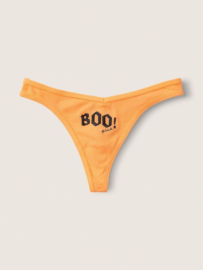 Citrus Orange Cotton Thong Knicker (Q19372) | €3