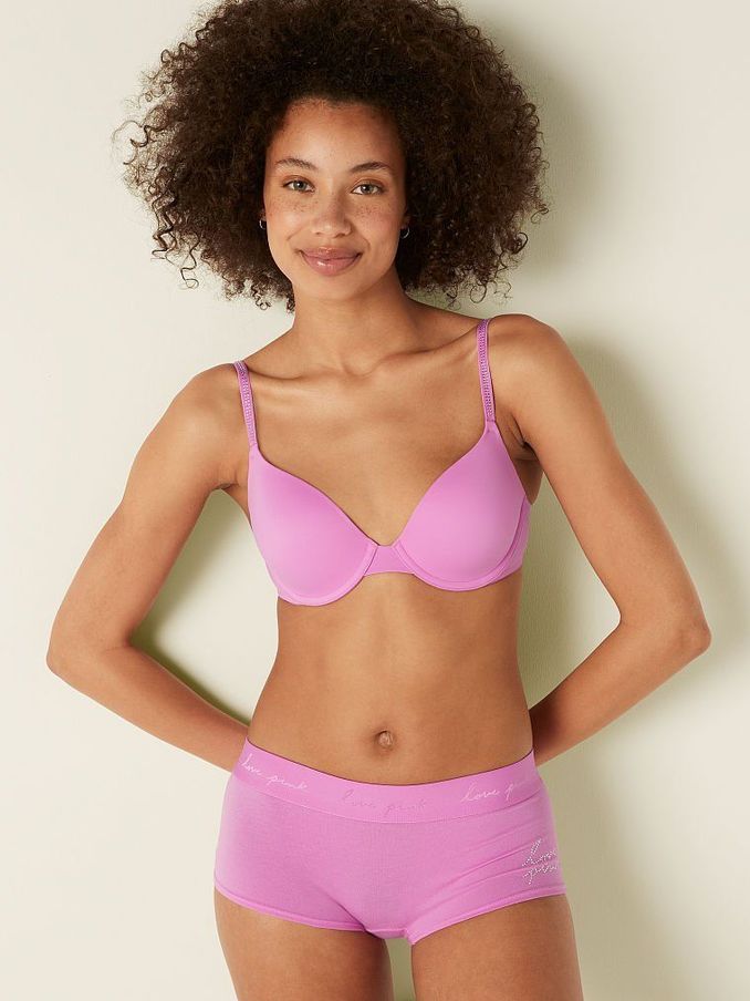 Pink Bloom Shine Smooth Lightly Lined T-Shirt Bra (Q19895) | €11