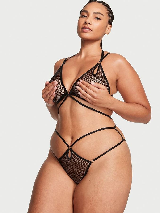 Black Fishnet Bodysuit (Q34981) | €27