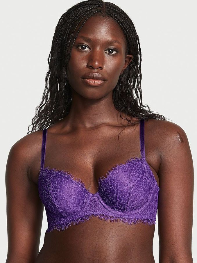 Violetta Purple Lace Lightly Lined Full Cup Bra (Q35054) | €27