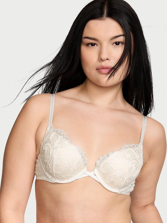 White Coconut Boho Floral Push Up Boho Floral Bra (Q35934) | €30