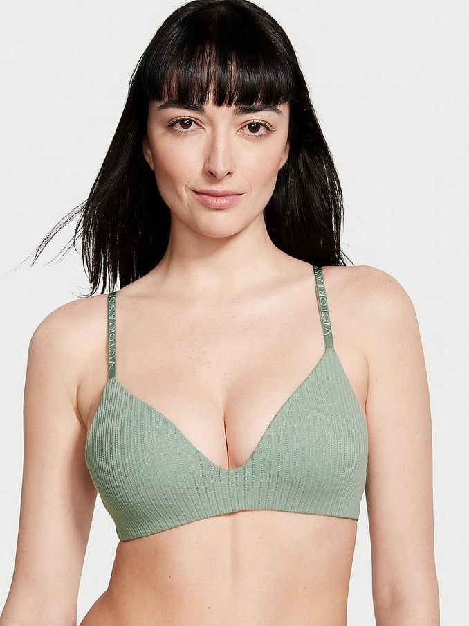 Seasalt Green Non Wired Lightly Lined Bra (Q42133) | €15