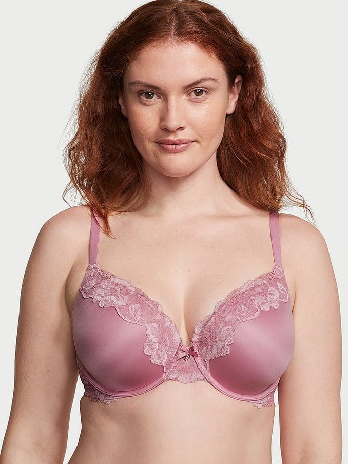 Dusk Mauve Pink Full Cup Push Up Bra (Q42495) | €17