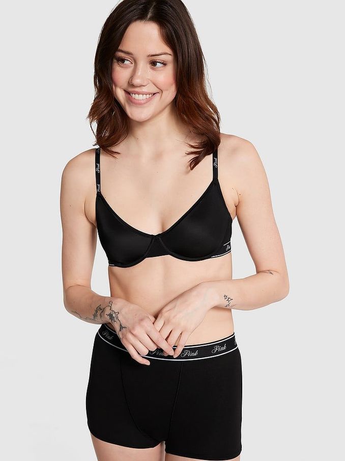 Black Soft Stretch Unlined Scoop Bralette (Q43020) | €30