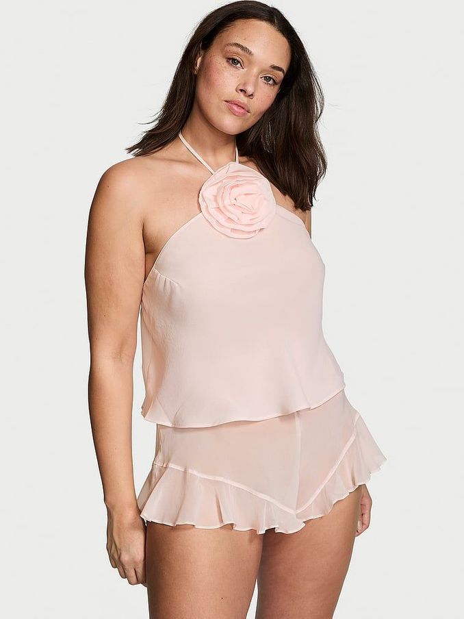Ballet Pink Flowers Cami Set (Q43140) | €75