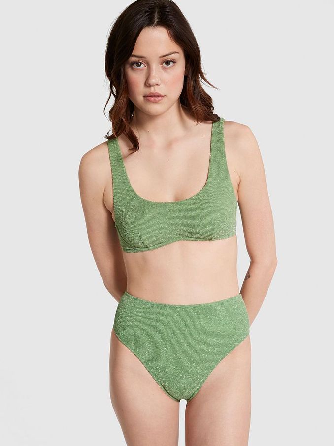 Wild Grass Green Padded Bikini Top (Q43519) | €15