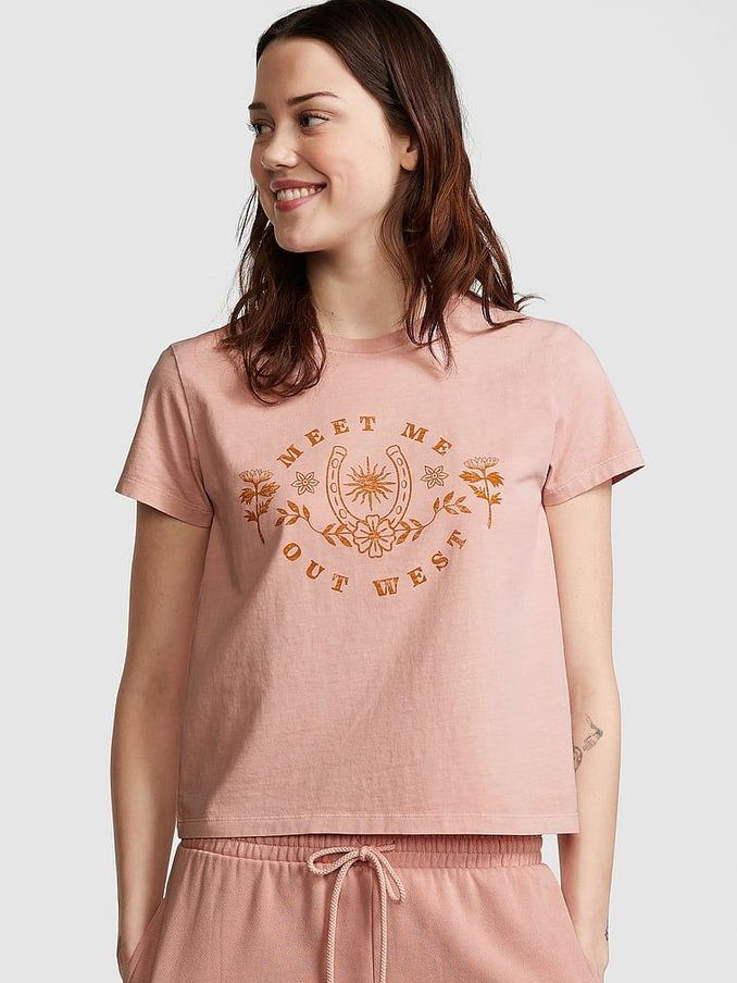 Wanna Be Pink Short Sleeve Dreamer T-Shirt (Q57381) | €11