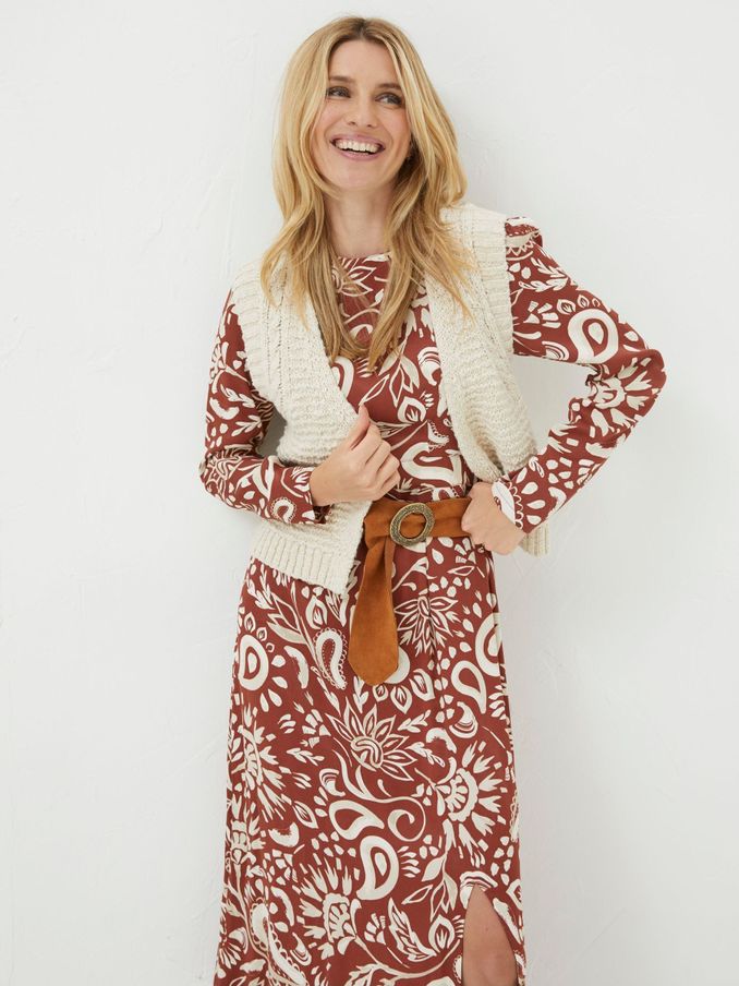 Natural Knitted Waistcoat (Q67430) | €27