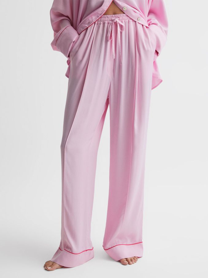 Sleeper Relaxed Drawstring Trousers in Bubblegum (Q71072) | HK$1,021