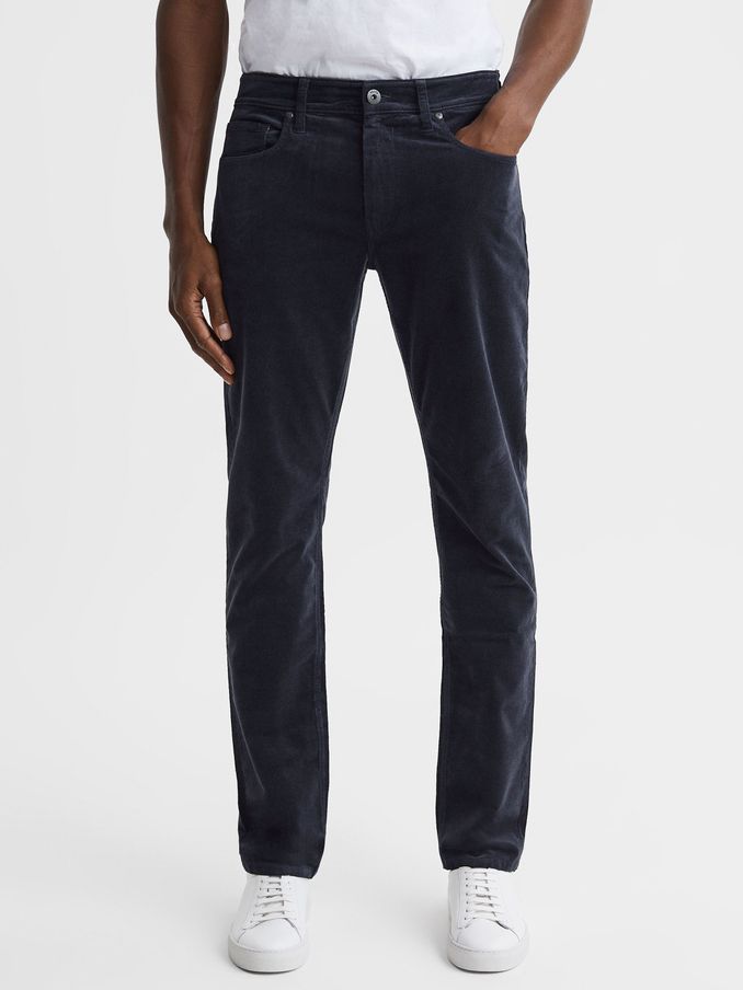 Paige Corduroy Jeans in Deep Anchor (Q72178) | CA$182