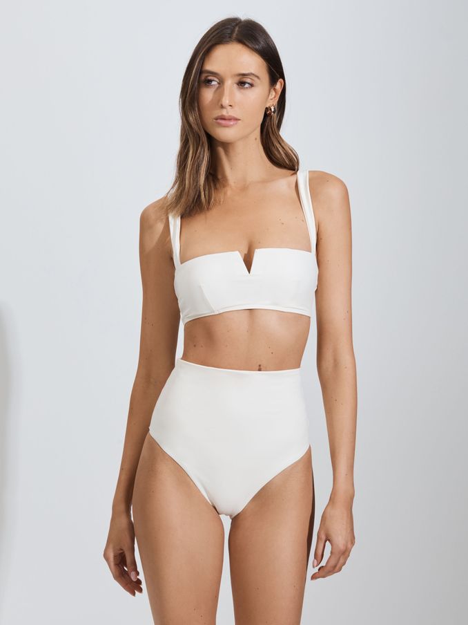 Bondi Born High Rise Bikini Bottoms in Pearl (Q74720) | €102