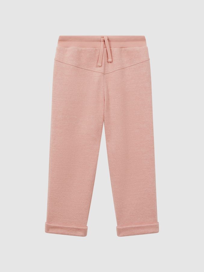4-9 yrs Cotton Blend Drawstring Joggers in Apricot (Q74777) | €21