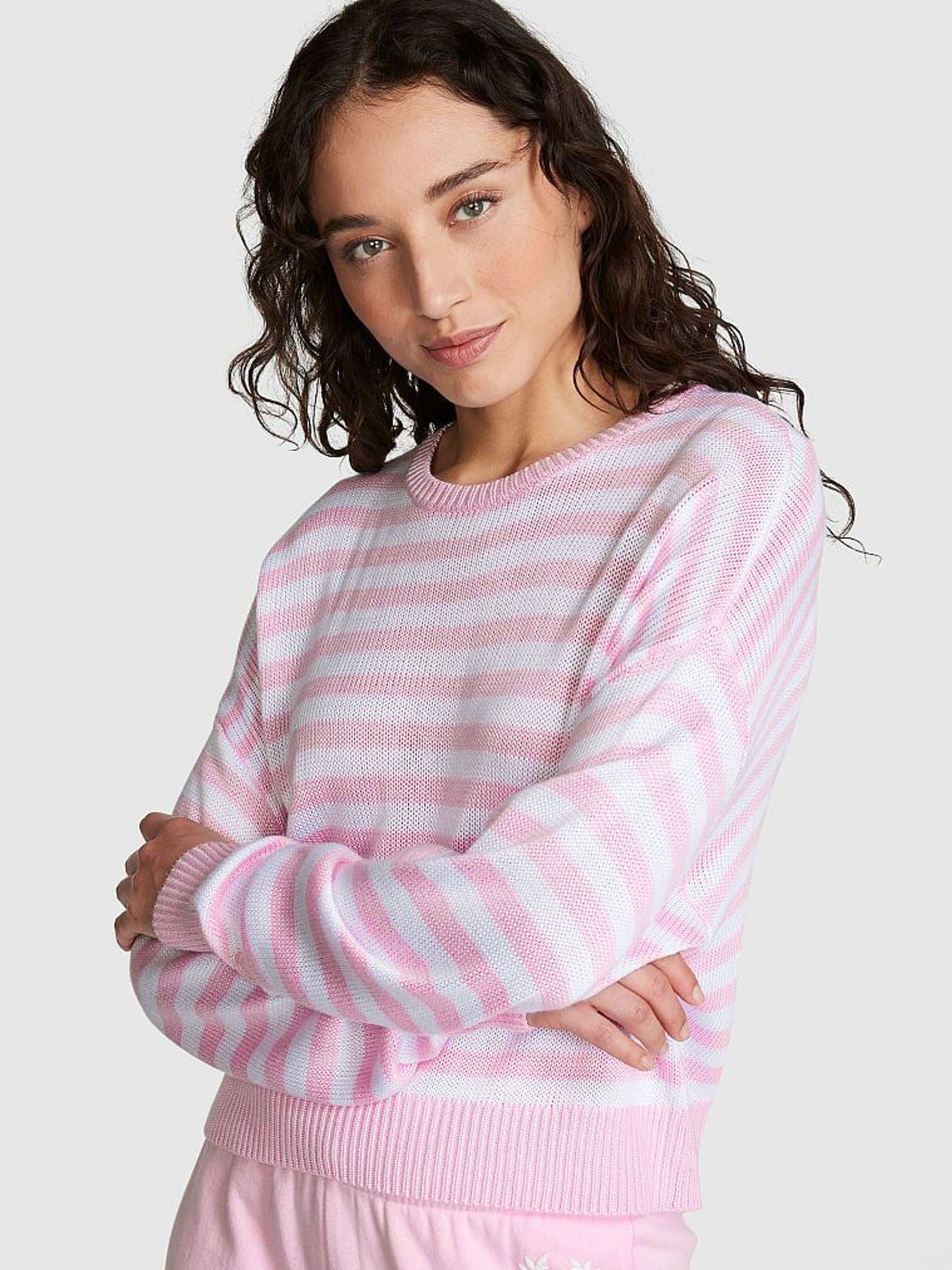 Spring Orchid Pink Crewneck Jumper (Q77399) | €25