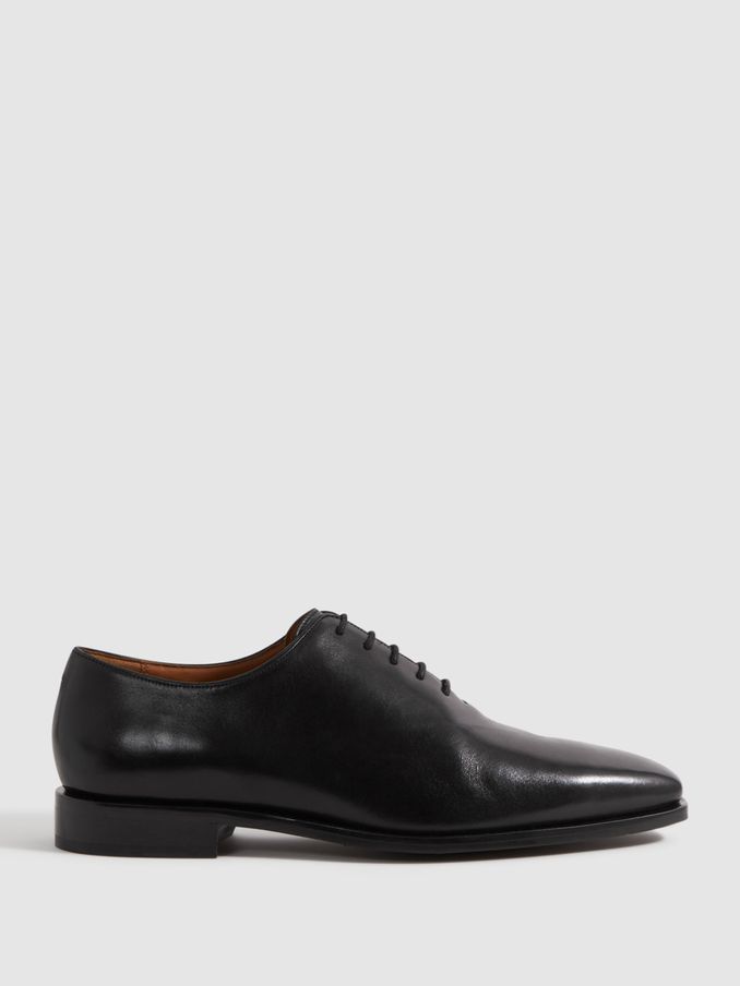 Leather Lace-Up Shoes in Black (Q81346) | US$330