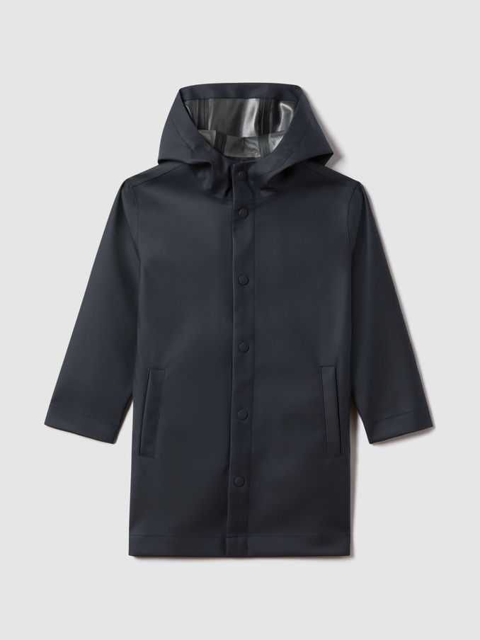 13-14 yrs Water Repellent Hooded Coat in Navy (Q87378) | US$150