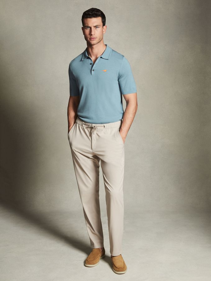 McLaren F1 Technical Drawstring Trousers in Stone (Q88573) | US$166