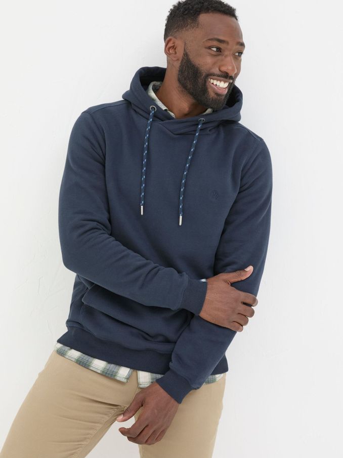 Brooke Navy Blue Overhead Hoodie (Q97472) | $90