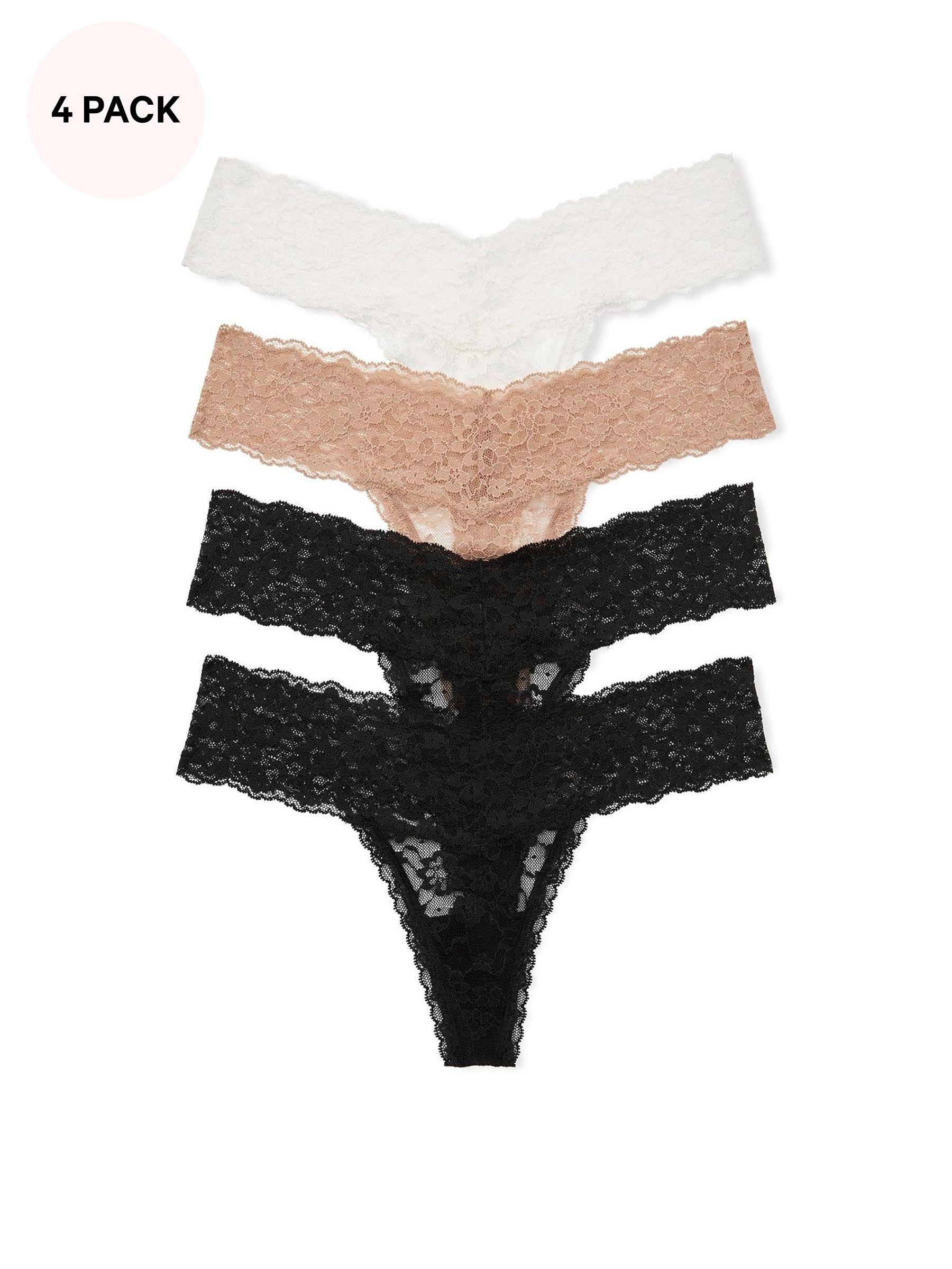 Black/Nude/White 4 Pack Knickers (Q99654) | €22.50