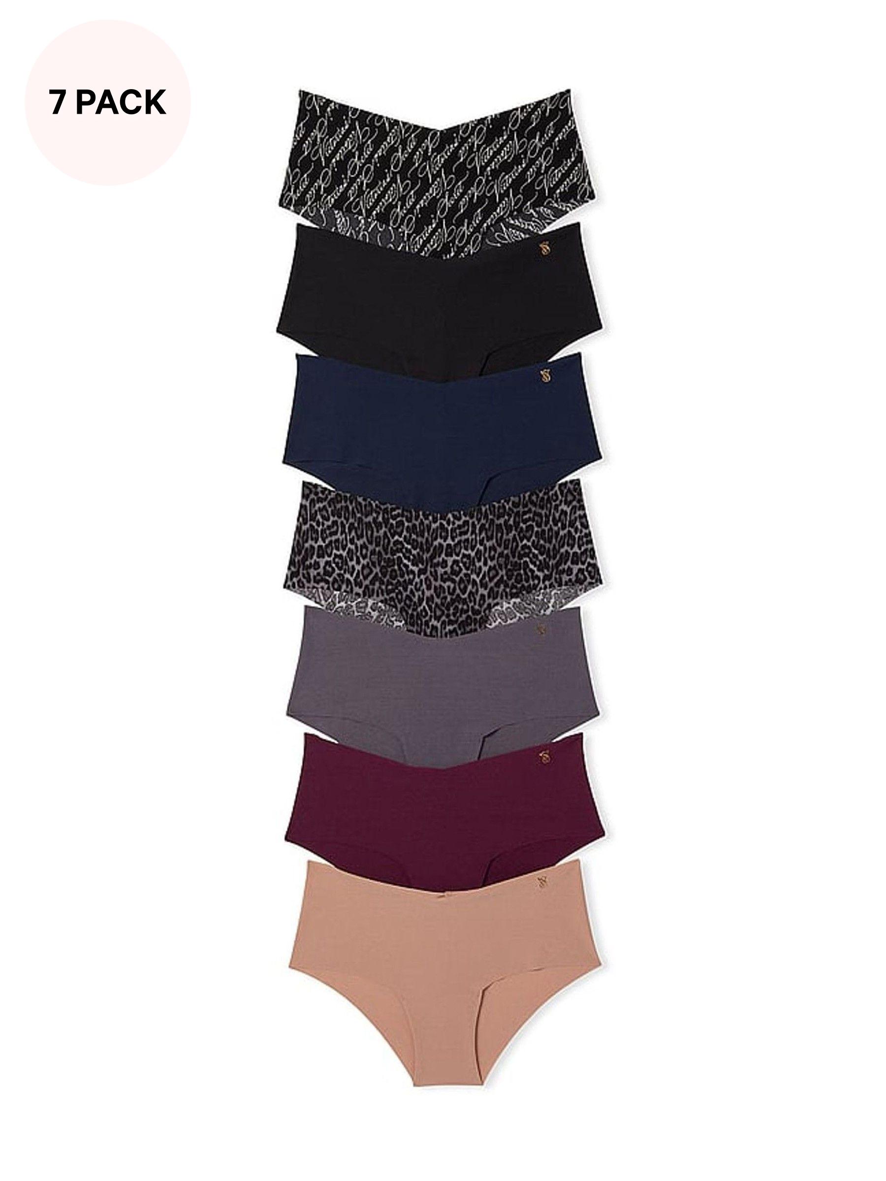 Black/Blue/Grey/Red/Nude Cheeky 7 Pack Knickers (Q99670) | €40