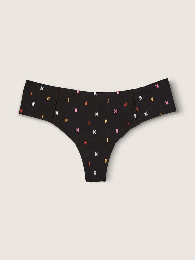 Pure Black Mini Logo No Show Thong (R72732) | €4