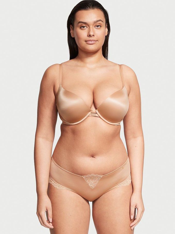 Sweet Praline Nude Smooth Plunge Push Up Bra (R75709) | €20