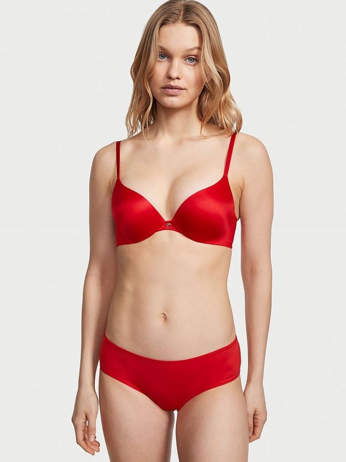 Lipstick Red Lace Trim Cheeky Knickers (R80698) | €15.50