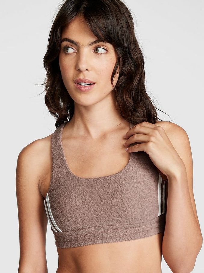 Iced Coffee Brown Reverse Fleece Bra (R83650) | €13