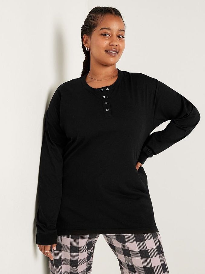 Black Long Sleeve T-Shirt (RJ0135) | €17
