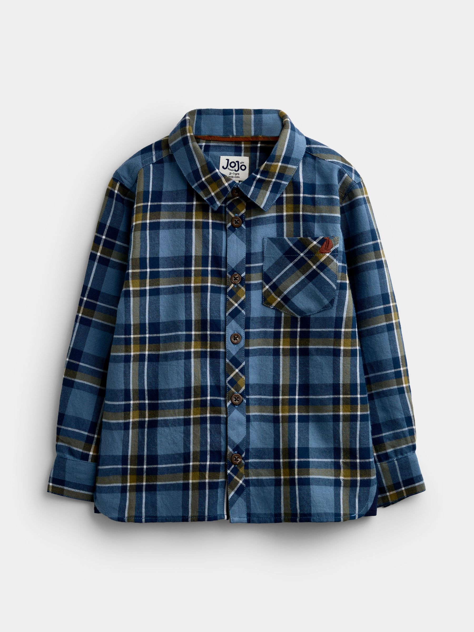 Blue - Checked Shirt