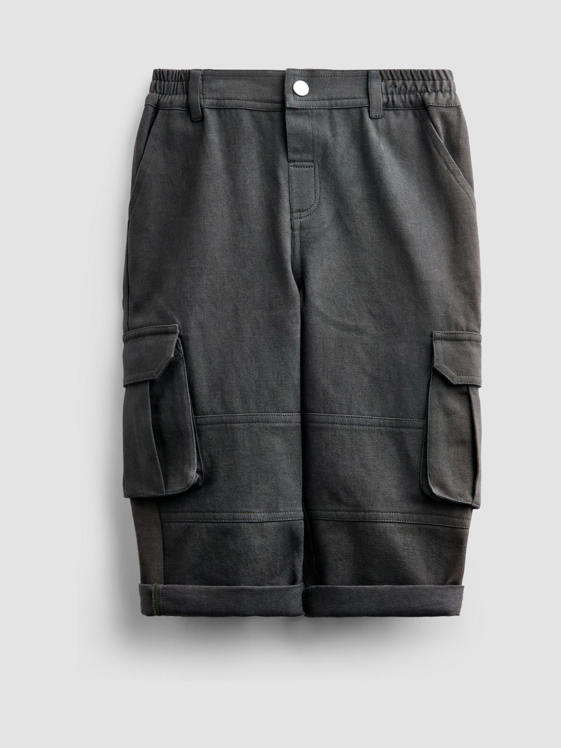 Charcoal Grey - Cargo Trousers