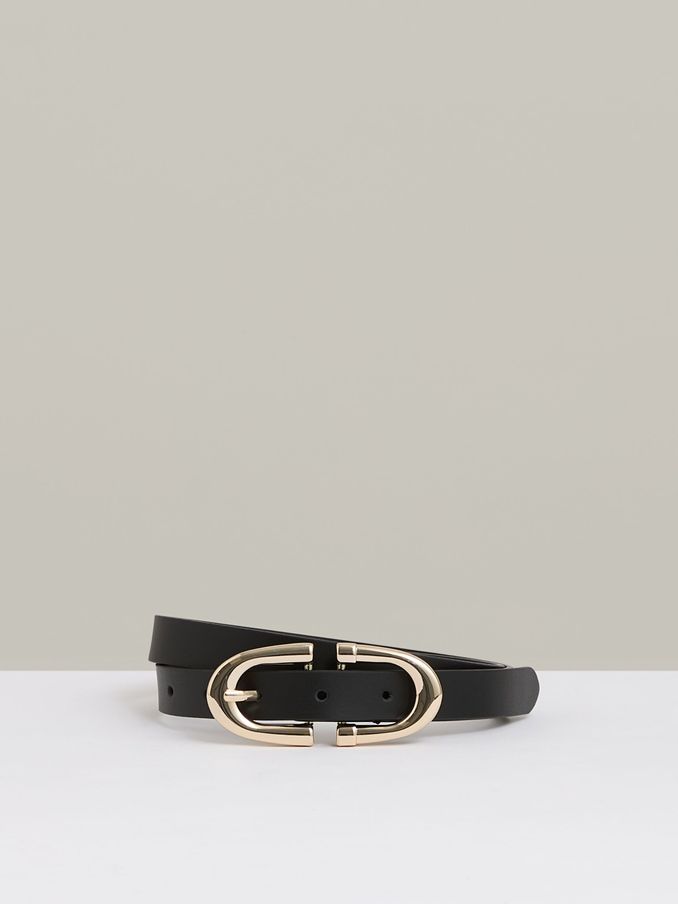 Horseshoe Belt in Black (U09891) | €85