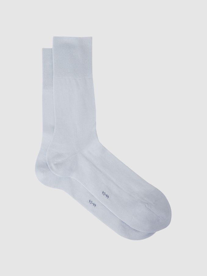 Falke Crew Socks in Light Blue (U11420) | €12
