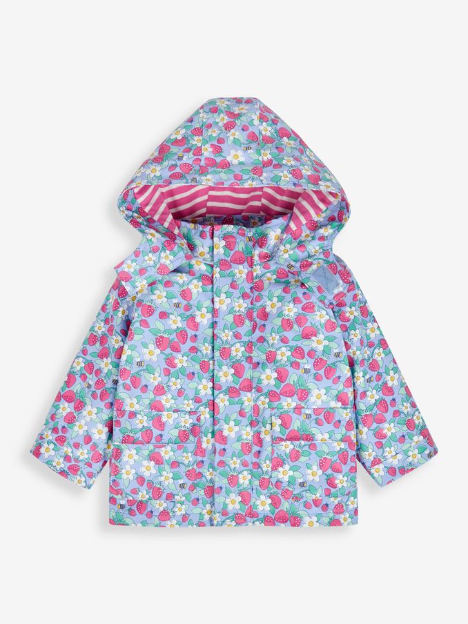 Blue Strawberry Waterproof Jacket (U29110) | $37